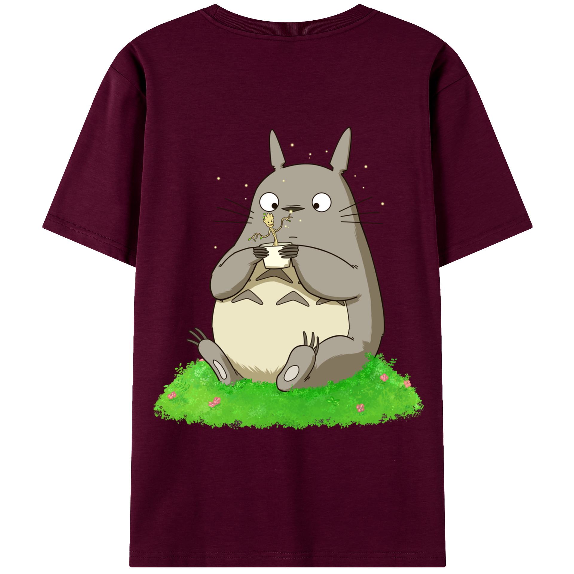 （画像用） となりのトトロ 草壁メイ 草壁サツキ My Neighbor Totoro Satsuki Kusakabe Mei Kusakabe レディース半袖Tシャツ(バックプリント)